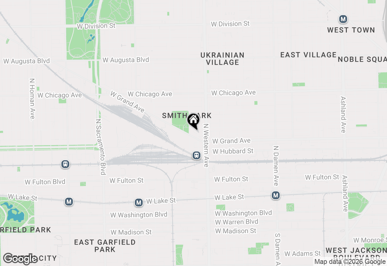 Map of 2455 W Ohio Street #7E, Chicago, IL 60612