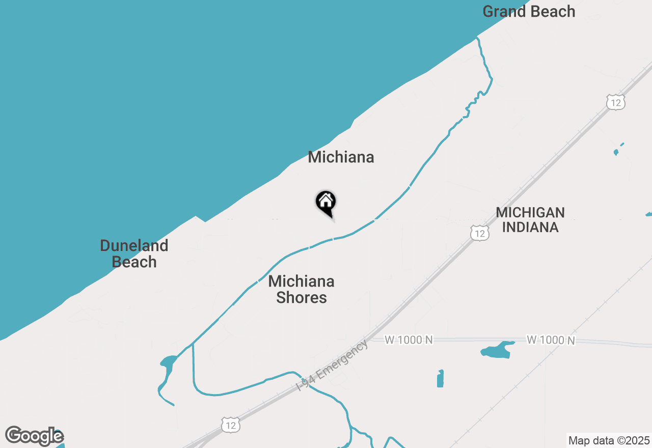 Map of 3847 Michiana Drive, Michiana Shores, IN 46360