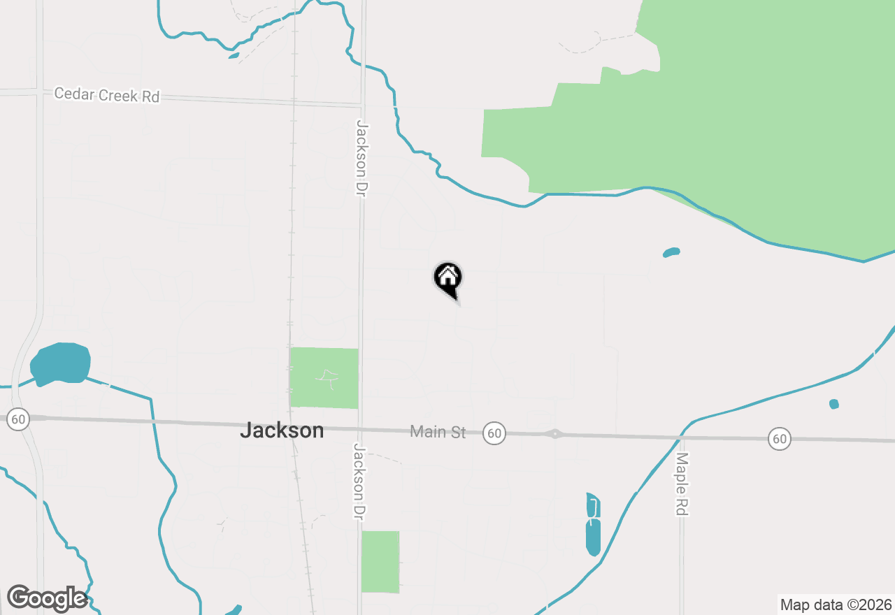 Map of W199N17111 Ridgeway Dr, Jackson, WI 53037