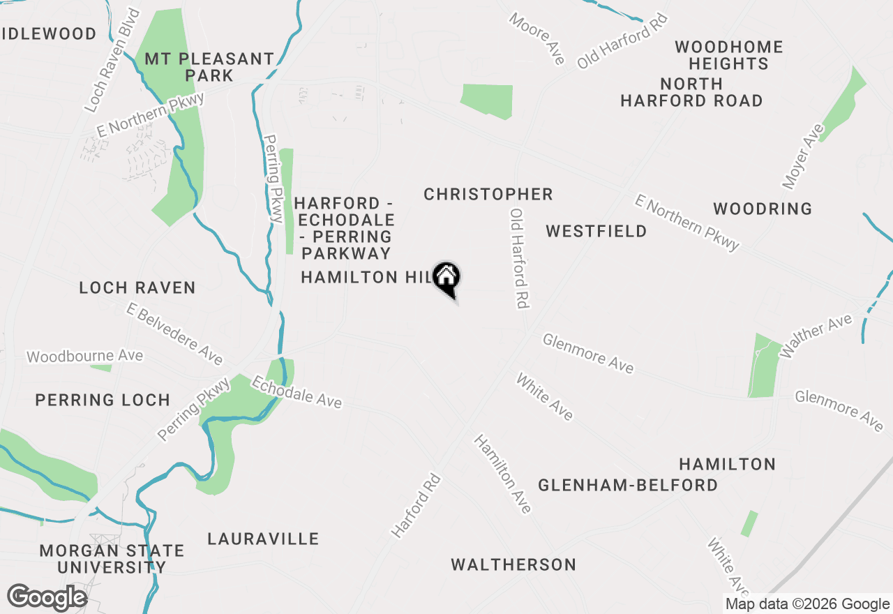 Map of 2701 White Avenue, Baltimore, MD 21214