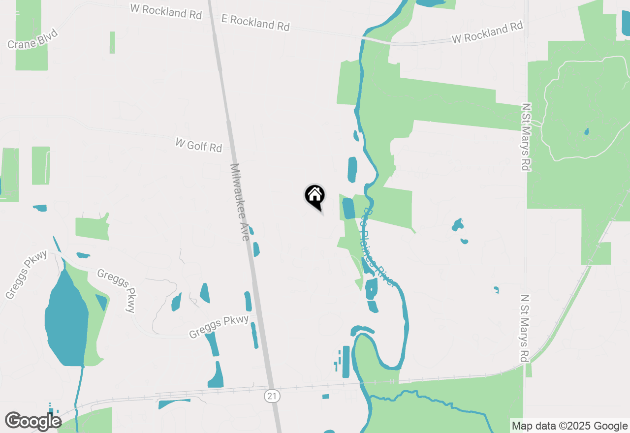 Map of (Address confidential), Libertyville, Illinois 60048