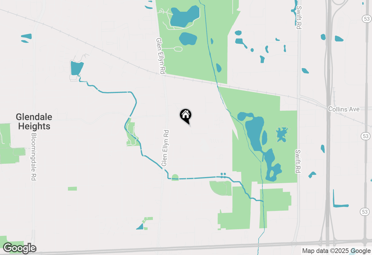 Map of 1557 Jill Court #204, Glendale Heights, IL 60139