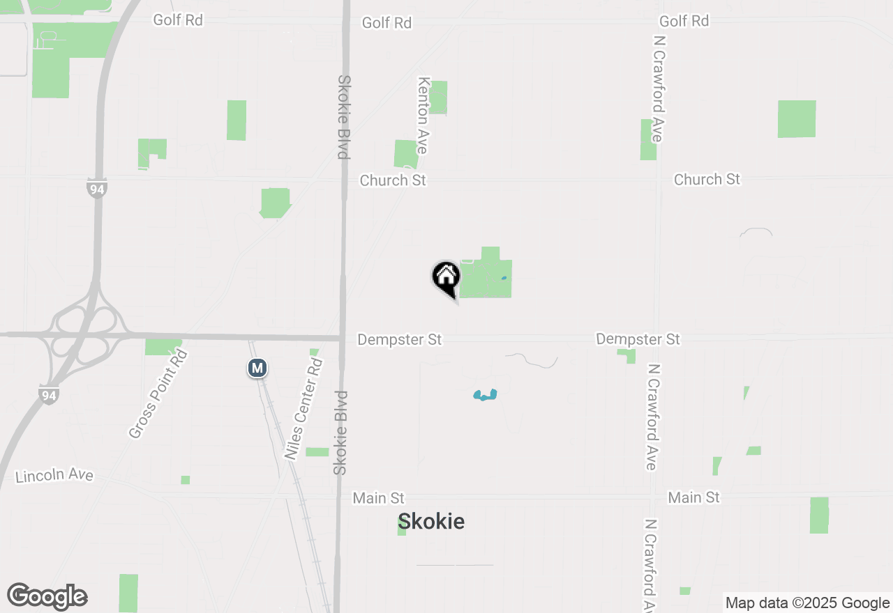 Map of 8845 Kolmar Avenue, Skokie, IL 60076