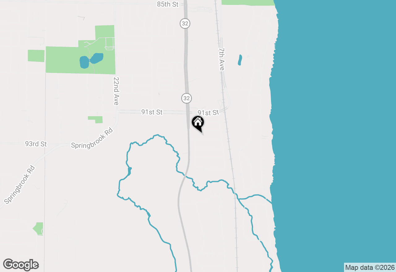 Map of 9212 11th Ave, Pleasant Prairie, WI 53158