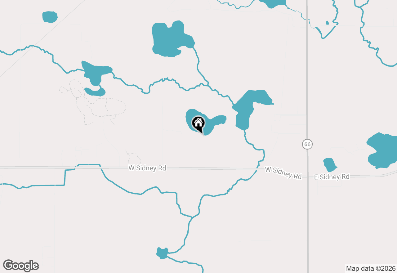 Map of 730 W Evergreen Road, Sidney, MI 48885