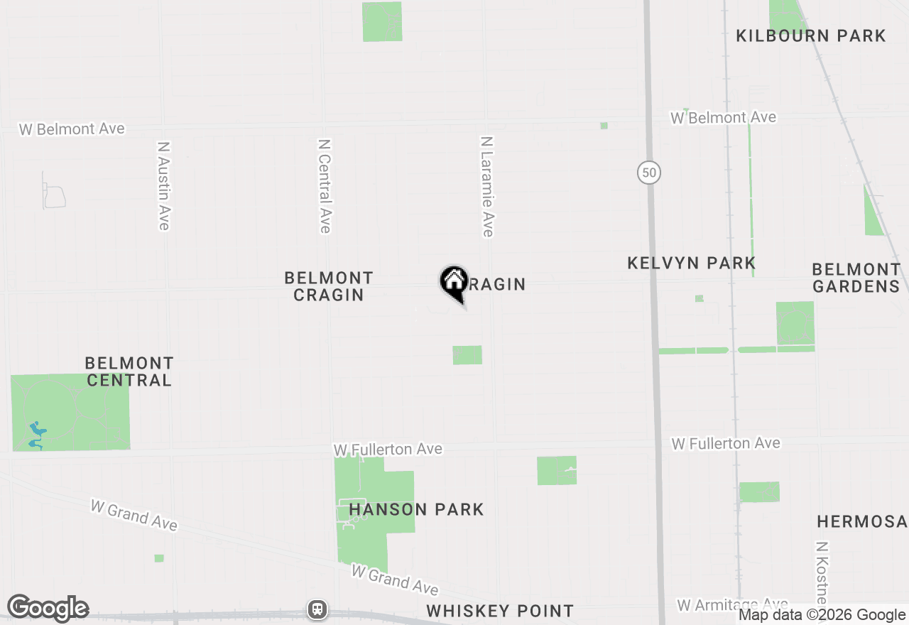 Map of (Address confidential), Chicago, Illinois 60639