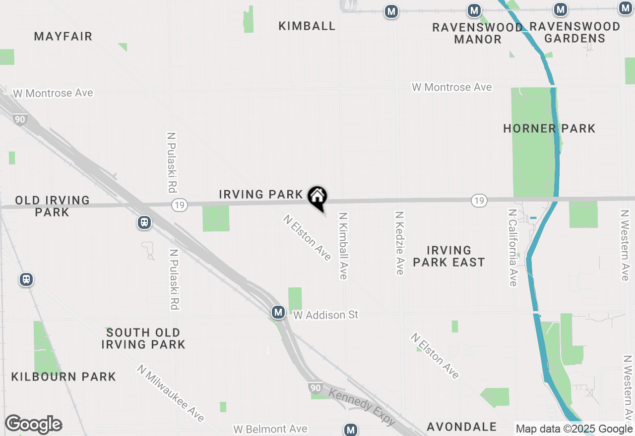 Map of 3925 N Saint Louis Avenue, Chicago, IL 60618