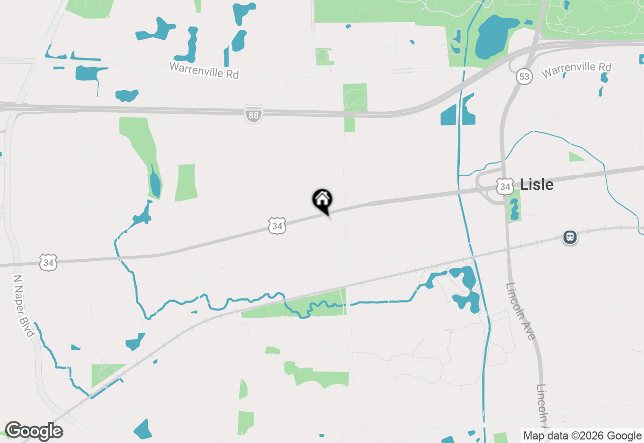 Map of 4709 Yender Avenue #GA, Lisle, IL 60532