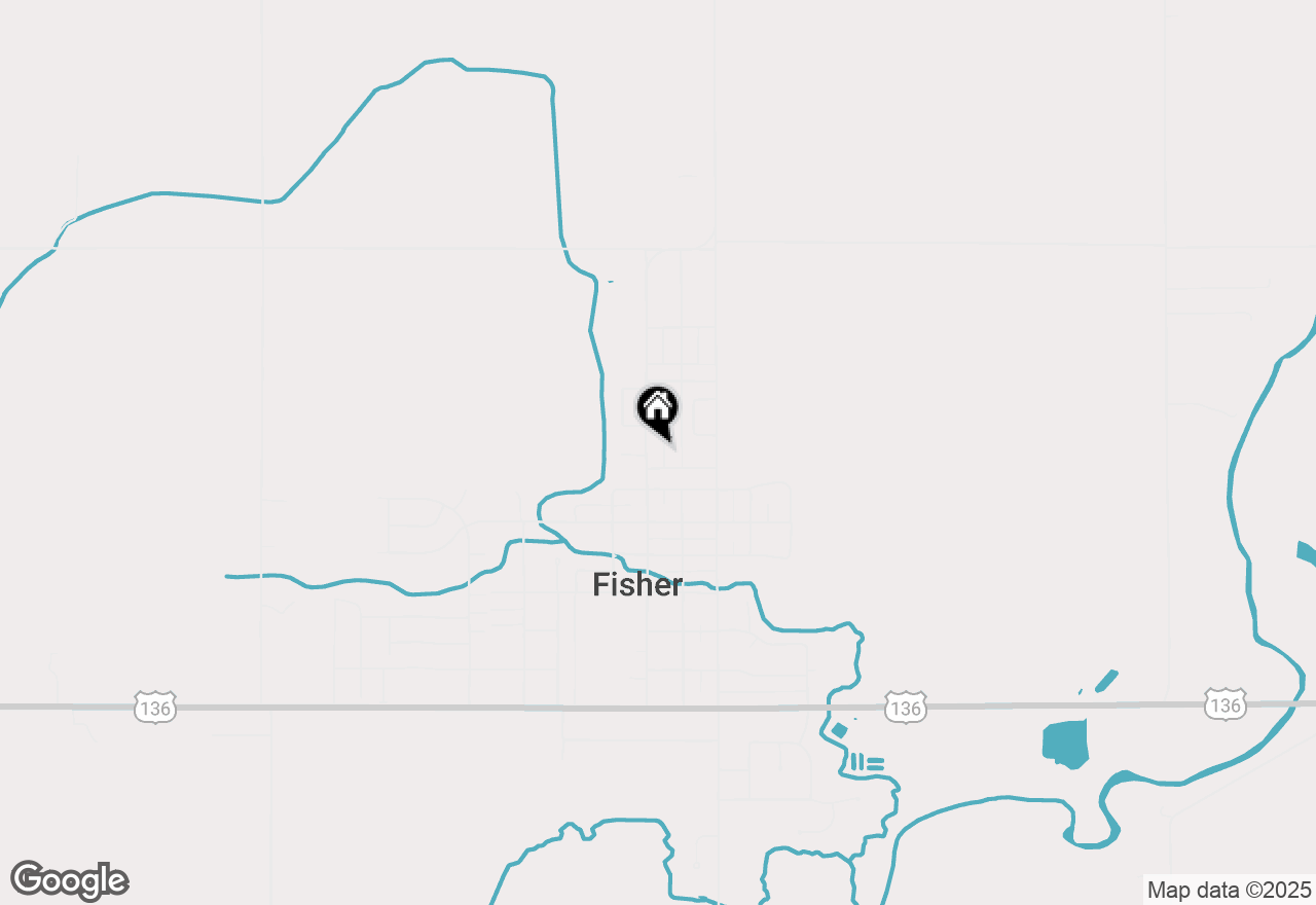Map of 101 N Broadway Street, Fisher, IL 61843