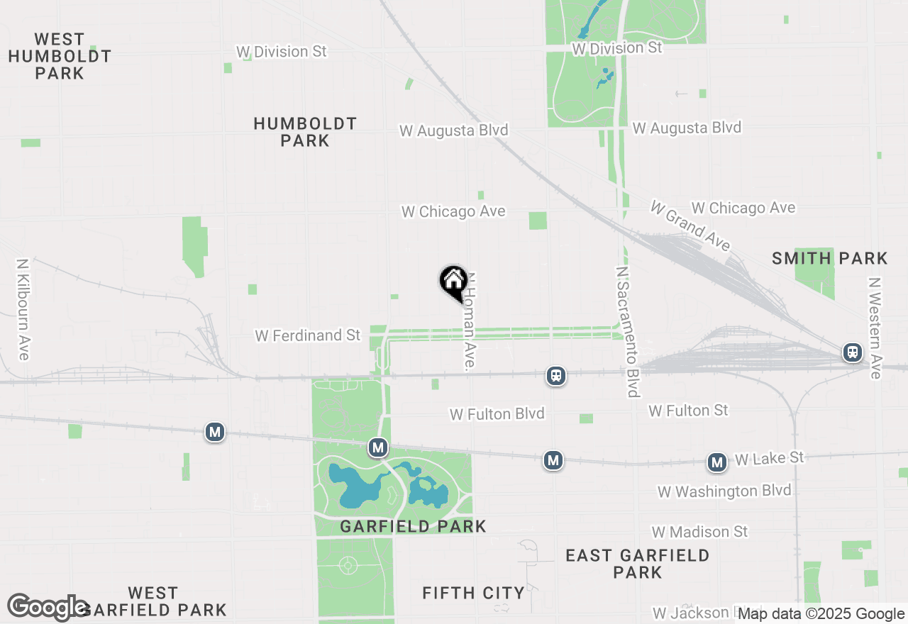 Map of 523 N Trumbull Avenue, Chicago, IL 60624