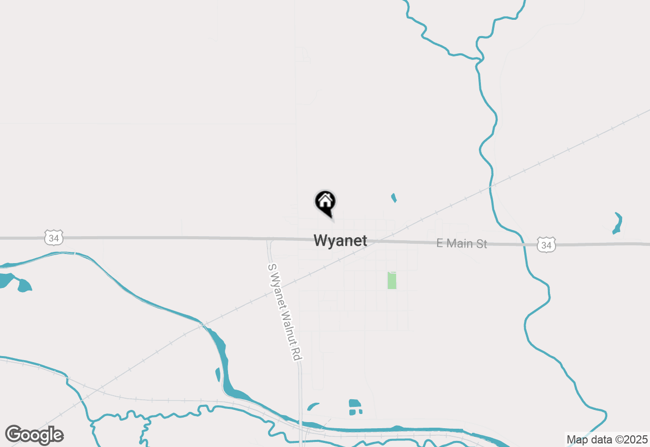 Map of 117 W North Street, Wyanet, IL 61379