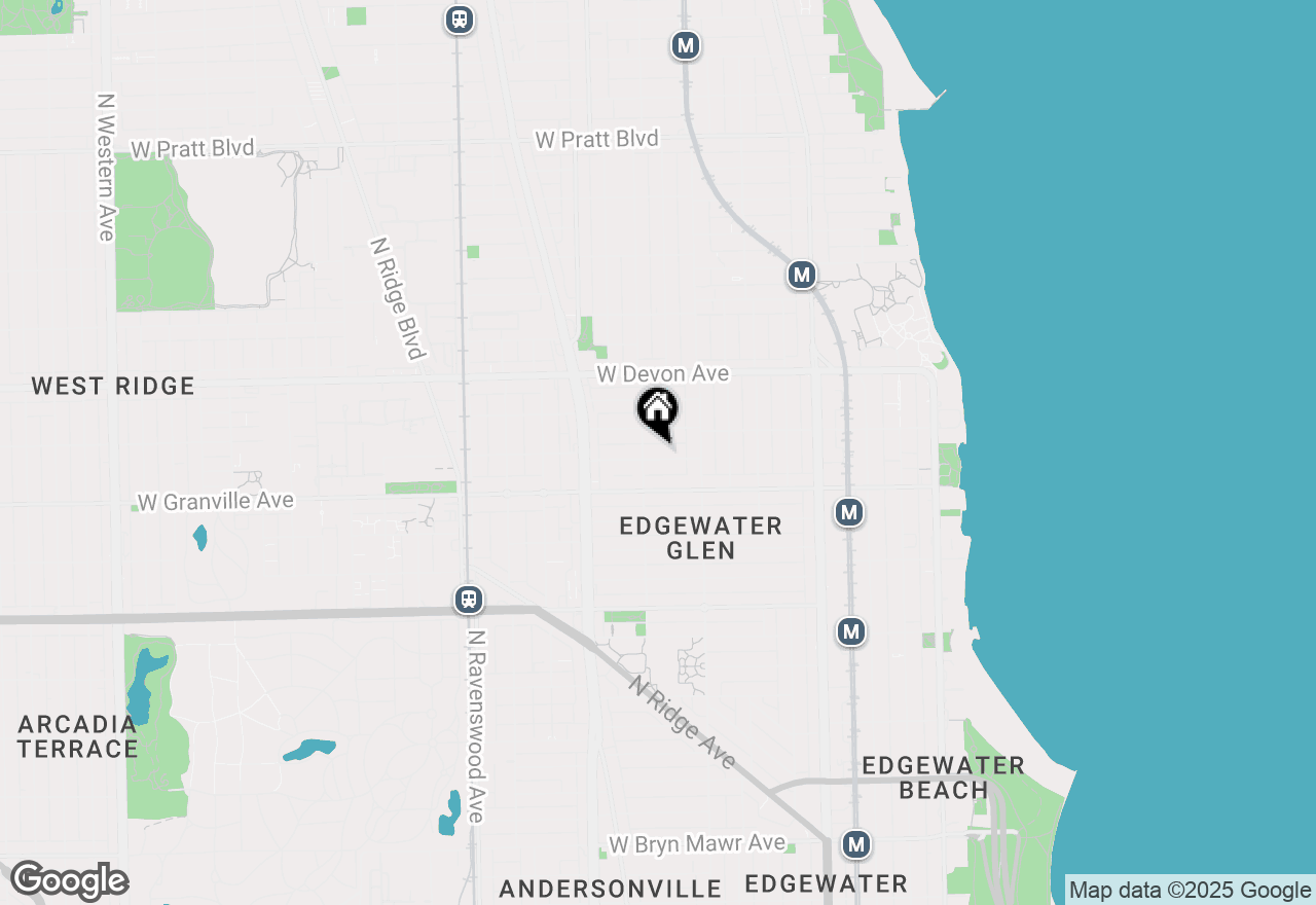 Map of 1446 W Thome Avenue, Chicago, IL 60660