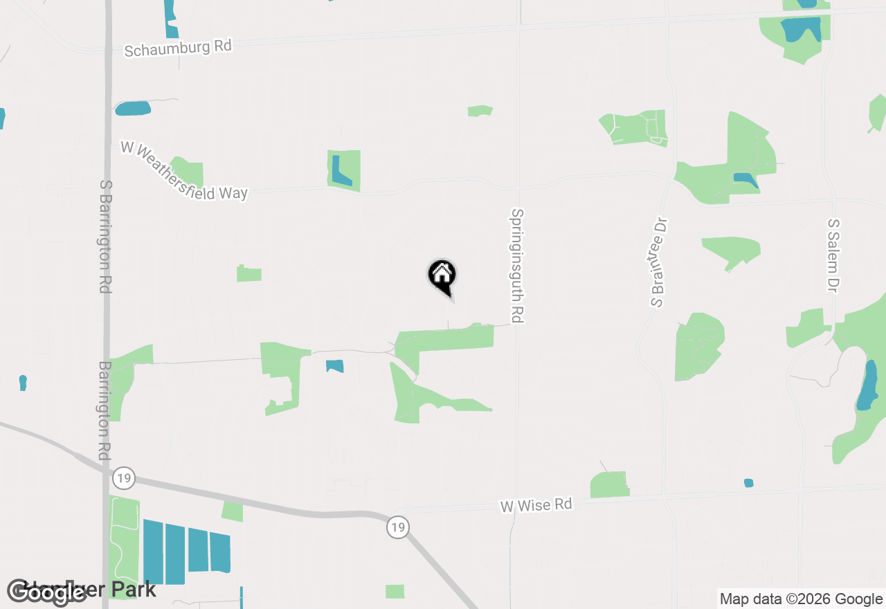 Map of 630 Clover Lane, Schaumburg, IL 60193