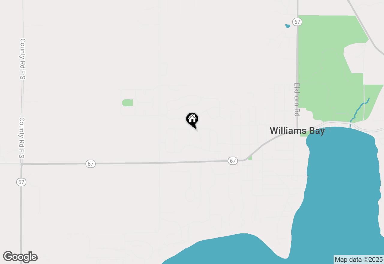 Map of 357 Pierce Dr, Williams Bay, WI 53191