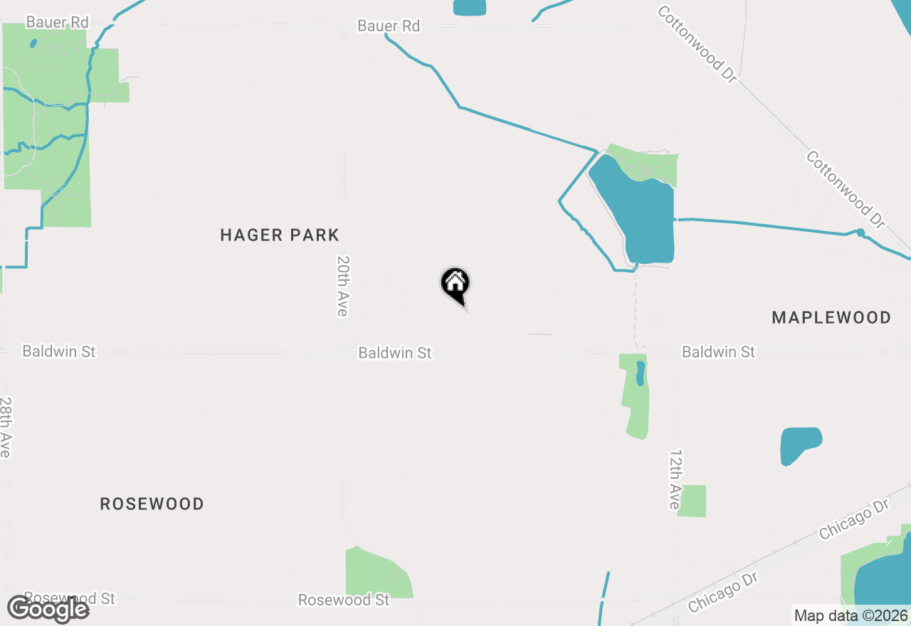 Map of 7697 Hollyhock Avenue, Jenison, MI 49428