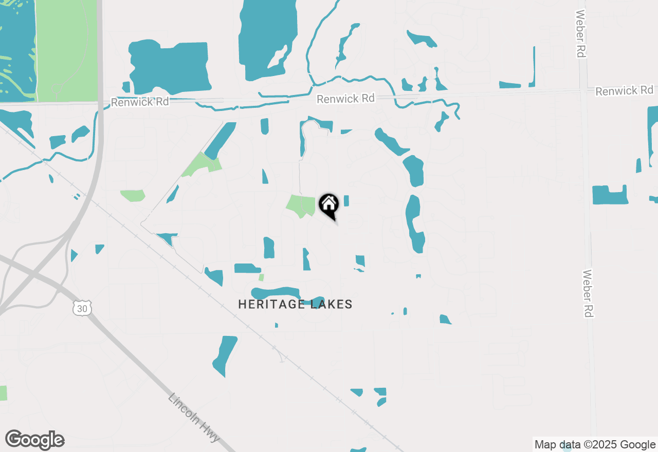 Map of 3522 Peachtree Court, Joliet, IL 60435