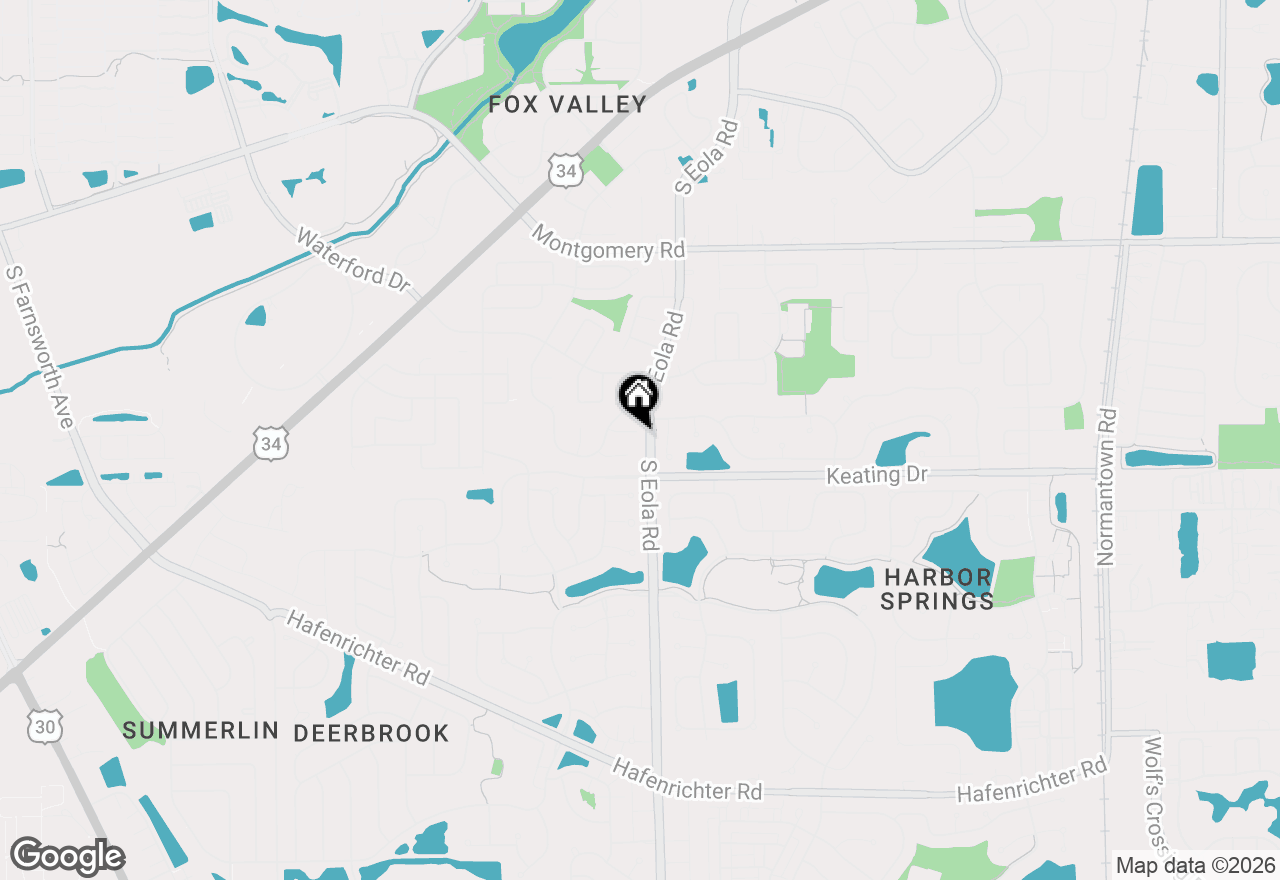 Map of 2475 Westleigh Court, Aurora, IL 60504