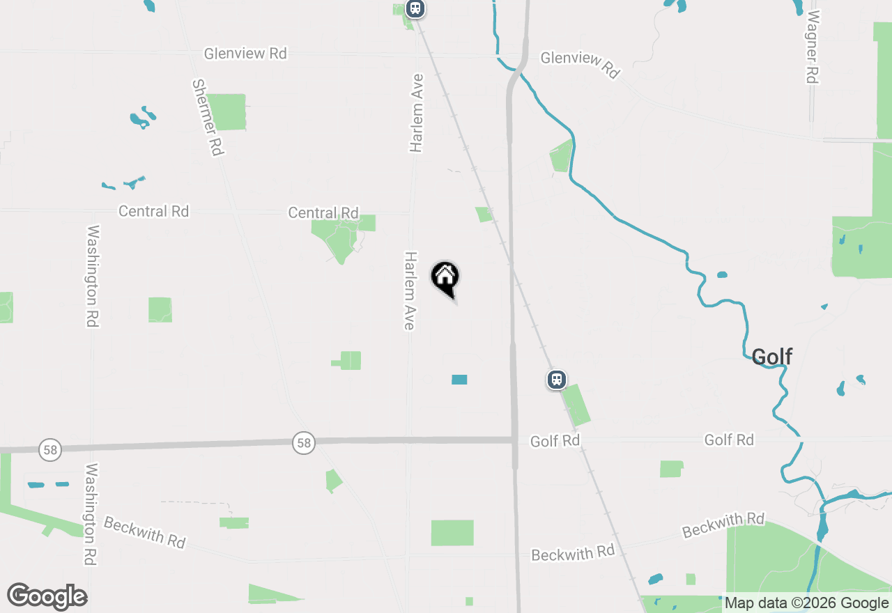 Map of 314 Neva Avenue, Glenview, IL 60025