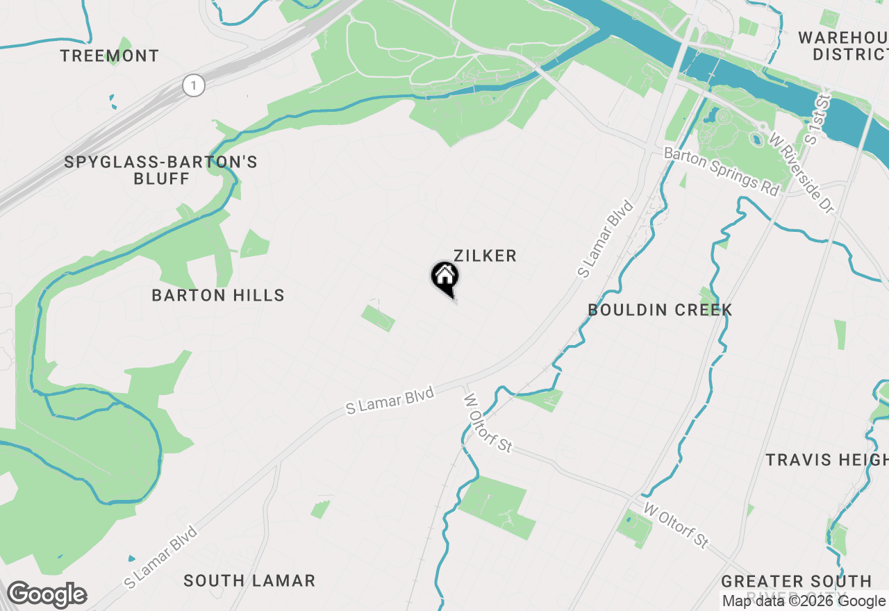 Map of 1904 Goodrich Ave #2, Austin, TX 78704