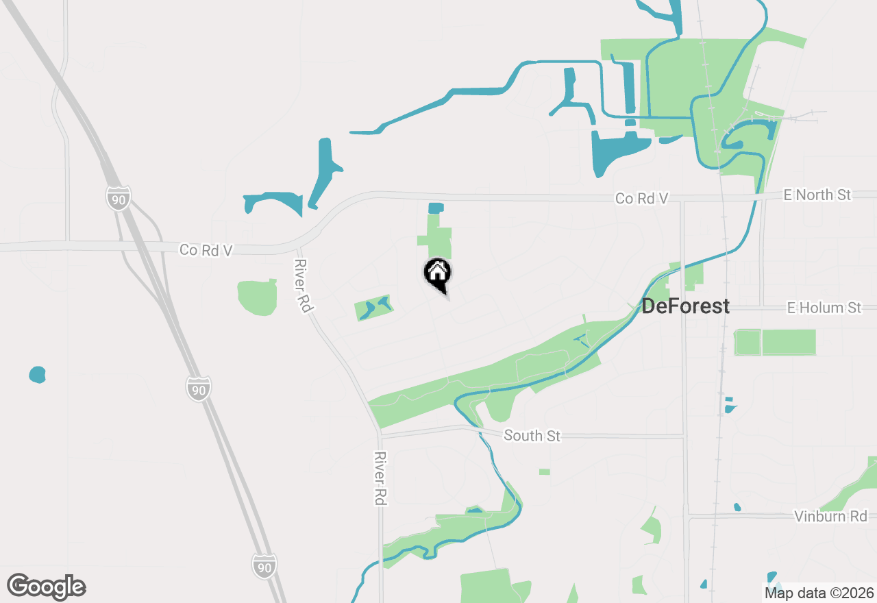 Map of 181 N Lexington Parkway, Deforest, WI 53532
