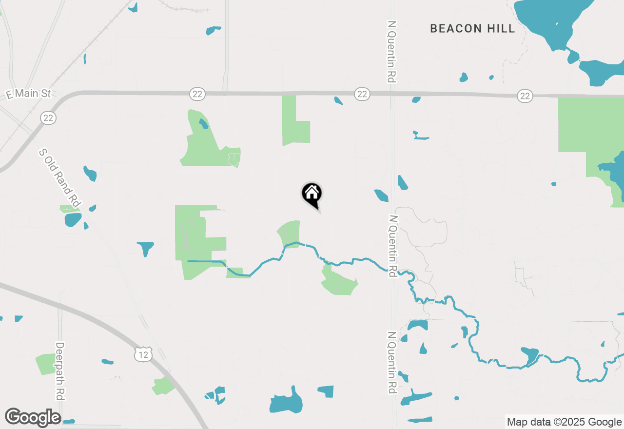 Map of 3 Stanton Court, Lake Zurich, IL 60047