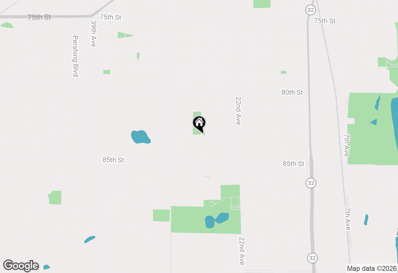 Map of 8302 26th Ave, Kenosha, WI 53143