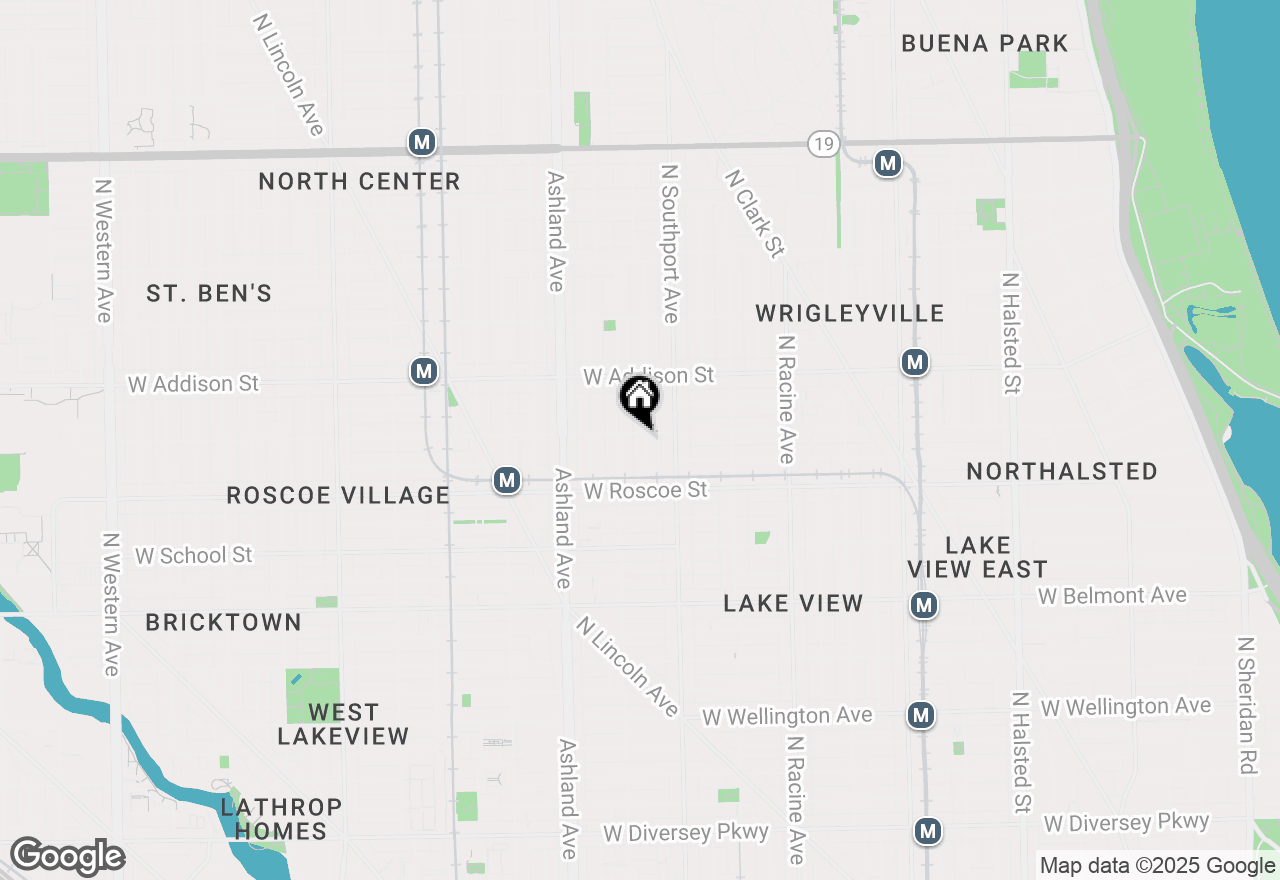 Map of 3456 N Janssen Avenue #E-1, Chicago, IL 60657