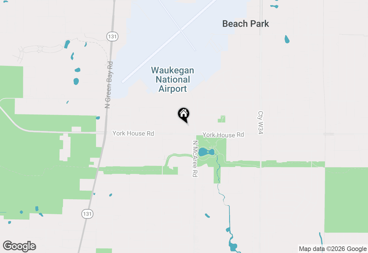 Map of 12087 W Blossom Avenue, Beach Park, IL 60087