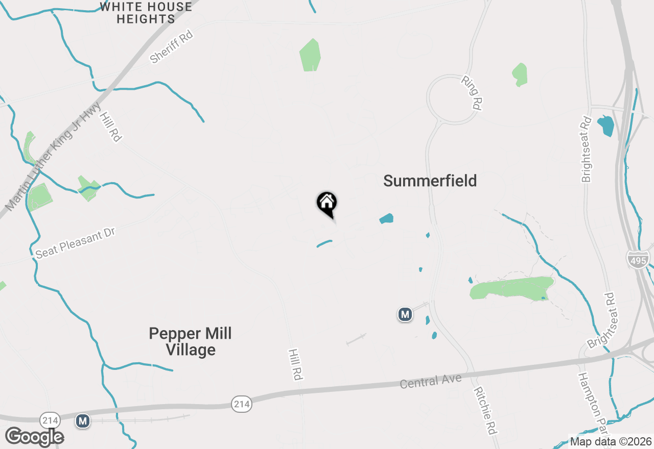 Map of 703 Green Willow Place, Landover, MD 20785