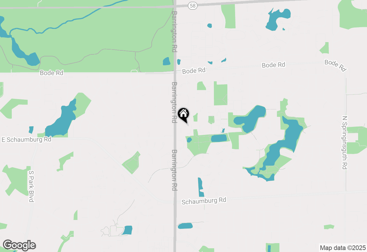 Map of 2 Oakmont Court, Streamwood, IL 60107