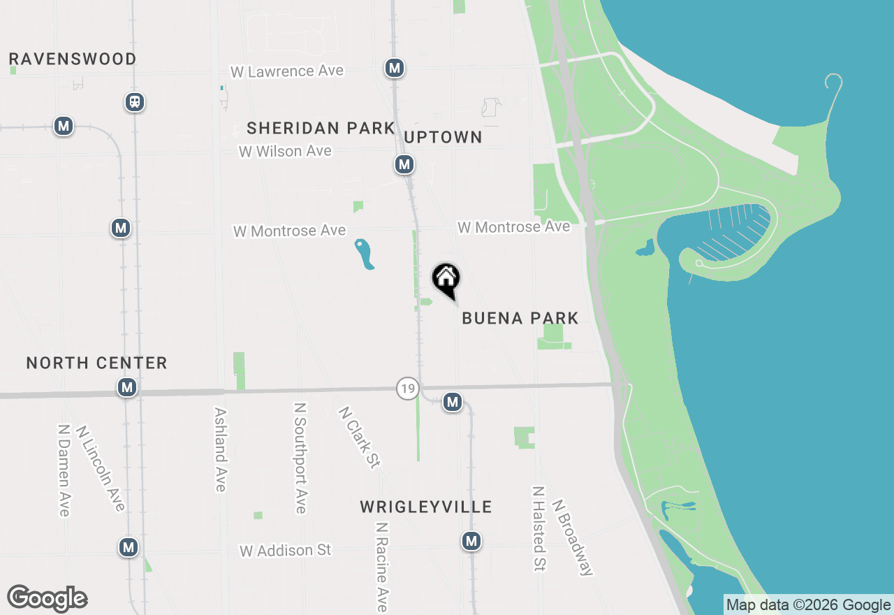 Map of 4150 N Sheridan Road #3S, Chicago, IL 60613