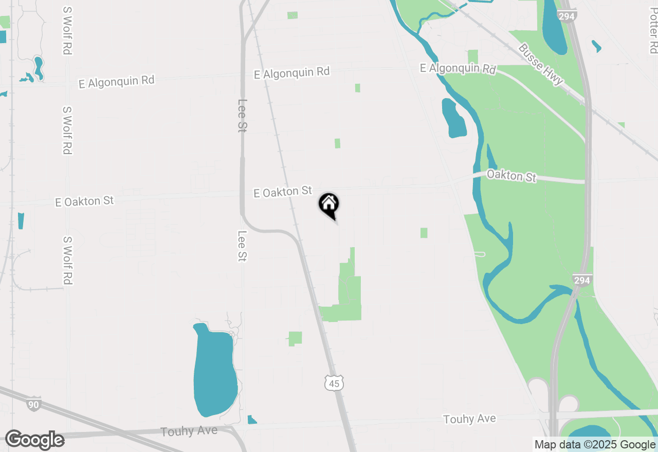 Map of 1724 Illinois Street, Des Plaines, IL 60018