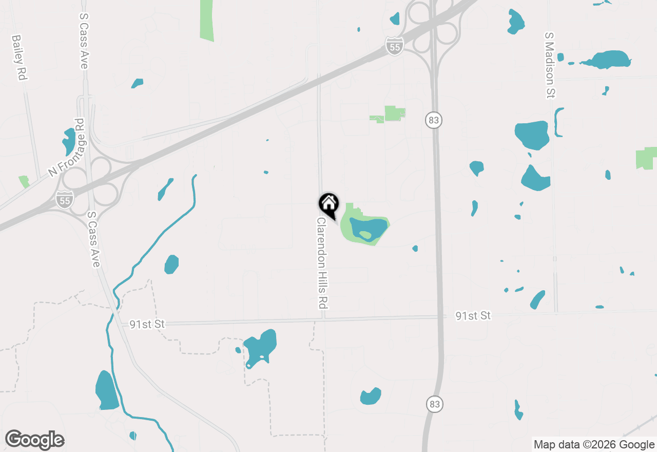 Map of 10S073 Clarendon Hills Road, Willowbrook, IL 60527