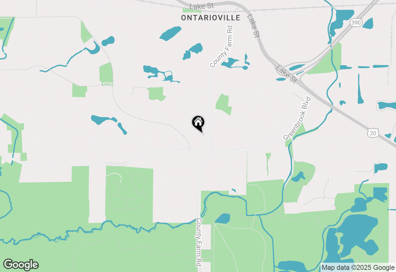 Map of 1223 Dunamon Drive, Bartlett, IL 60103