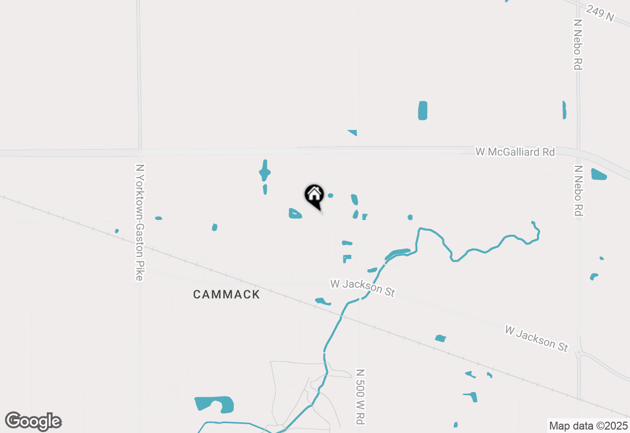 Map of 8319 W Ashford Lane, Muncie, IN 47304