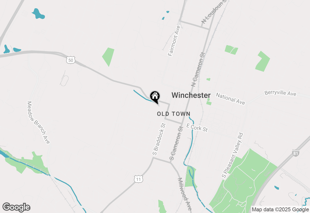 Map of 220 Wolfe Street, Winchester, VA 22601