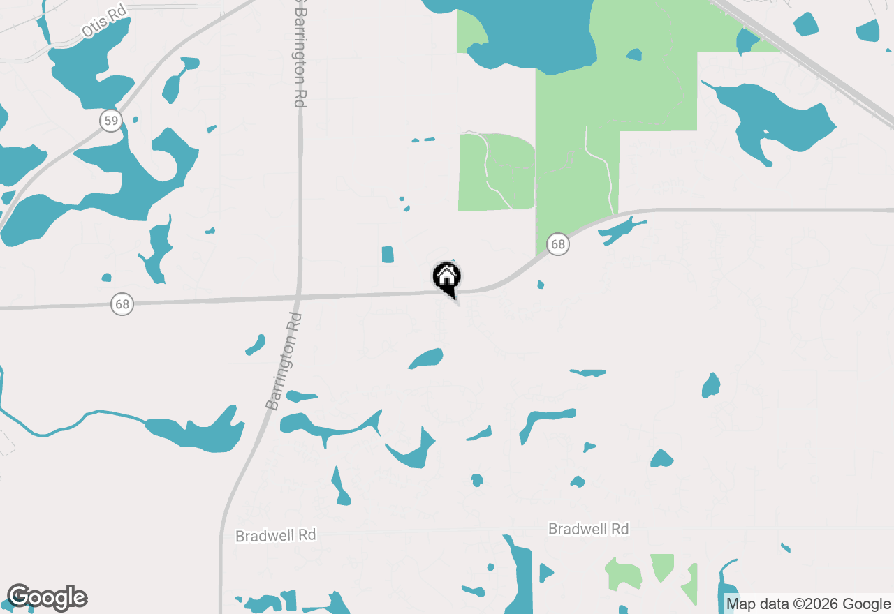 Map of 1520 Newport Lane, Inverness, IL 60010