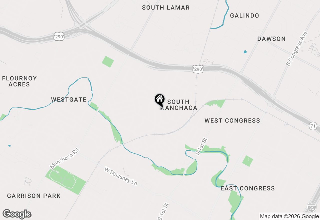 Map of 4604 Banister Ln #A, Austin, TX 78745