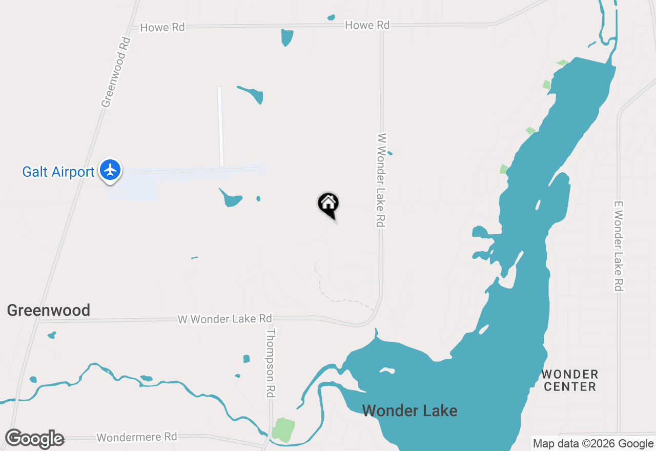 Map of 8514 White Oaks Court, Wonder Lake, IL 60097