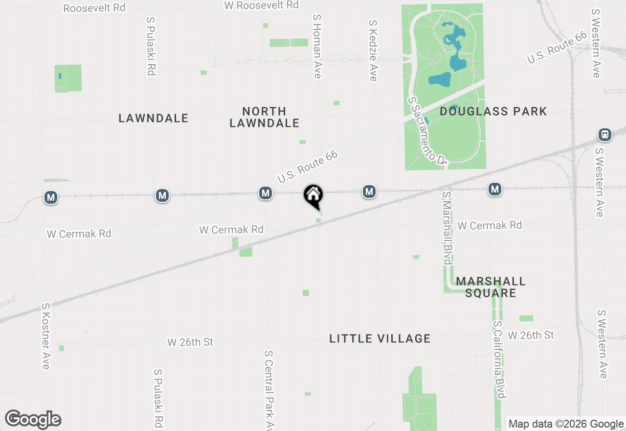 Map of 2133 S Trumbull Avenue, Chicago, IL 60623