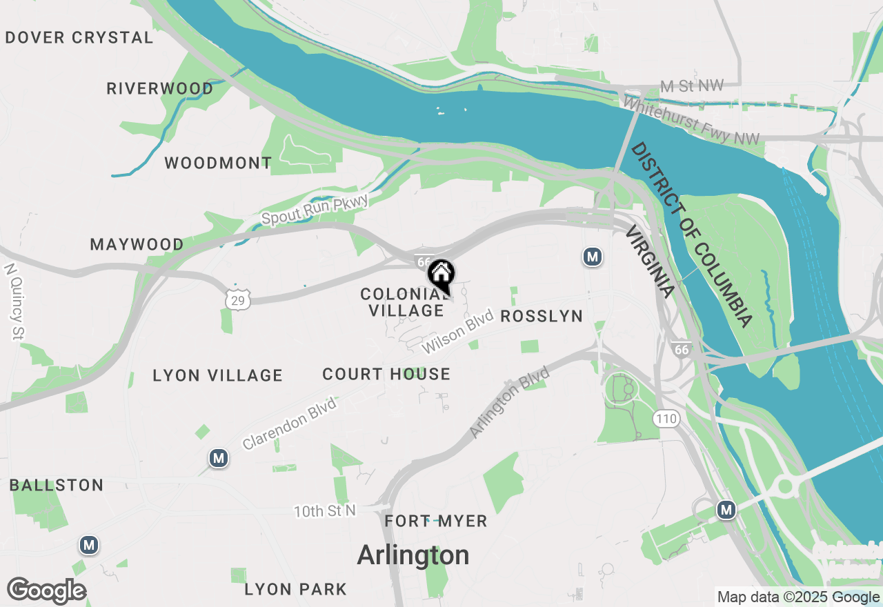 Map of 1762 N Rhodes Street #6-353, Arlington, VA 22201