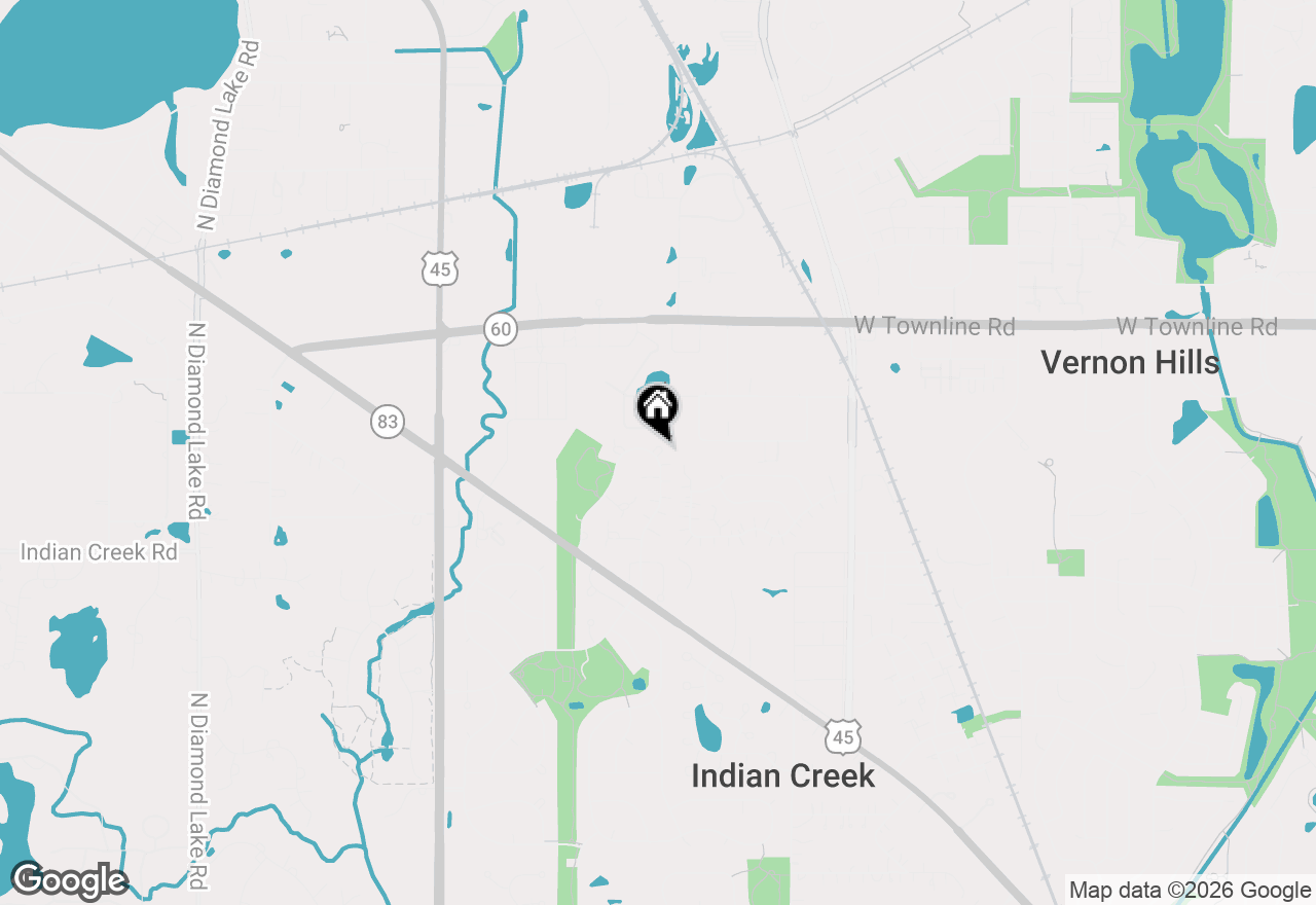 Map of 648 Portage Court #648, Vernon Hills, IL 60061