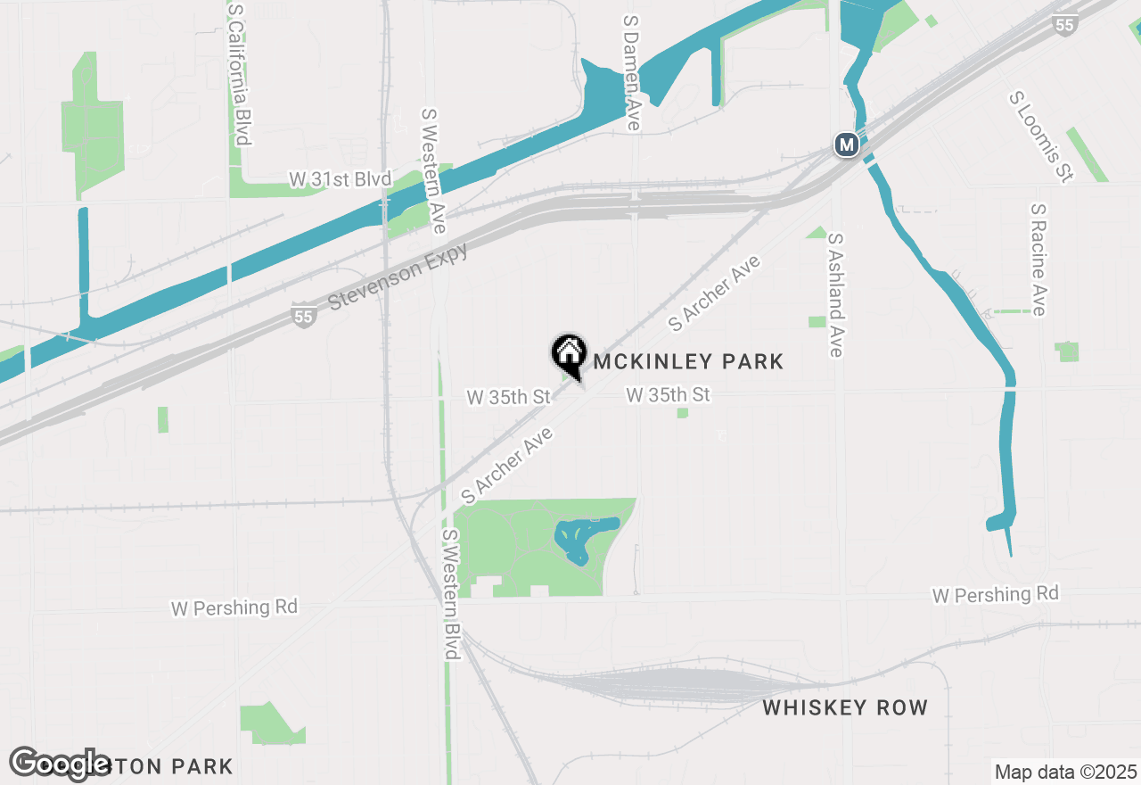 Map of 2120 W 35th Street #101, Chicago, IL 60609
