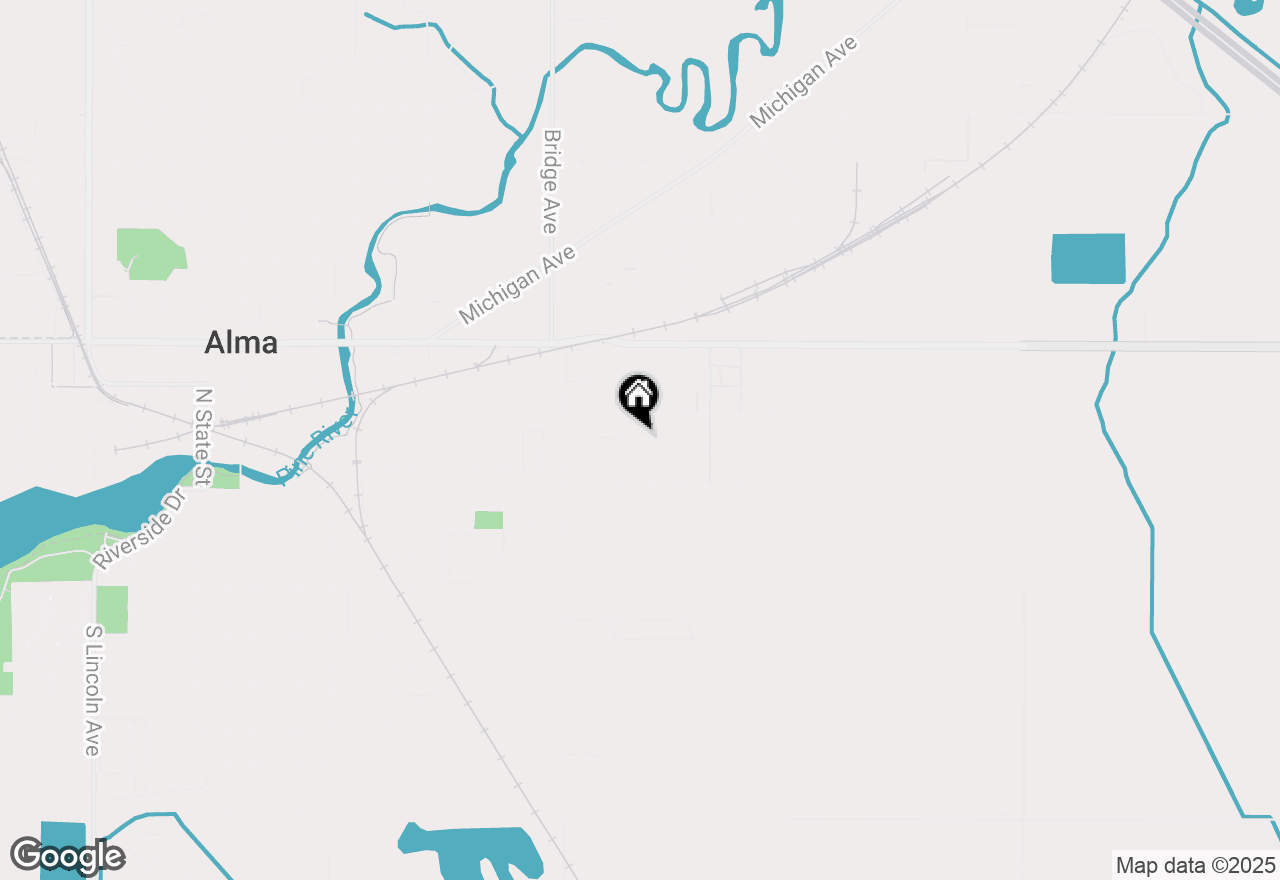 Map of TBD Bostwick Street, Alma, MI 48801
