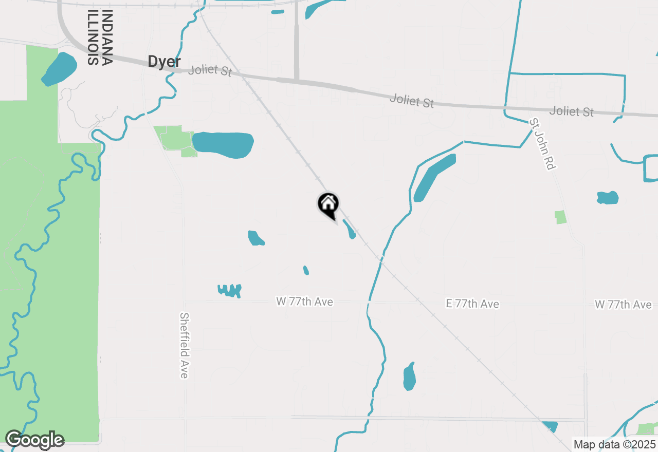 Map of 854 Graegin Place, Dyer, IN 46311