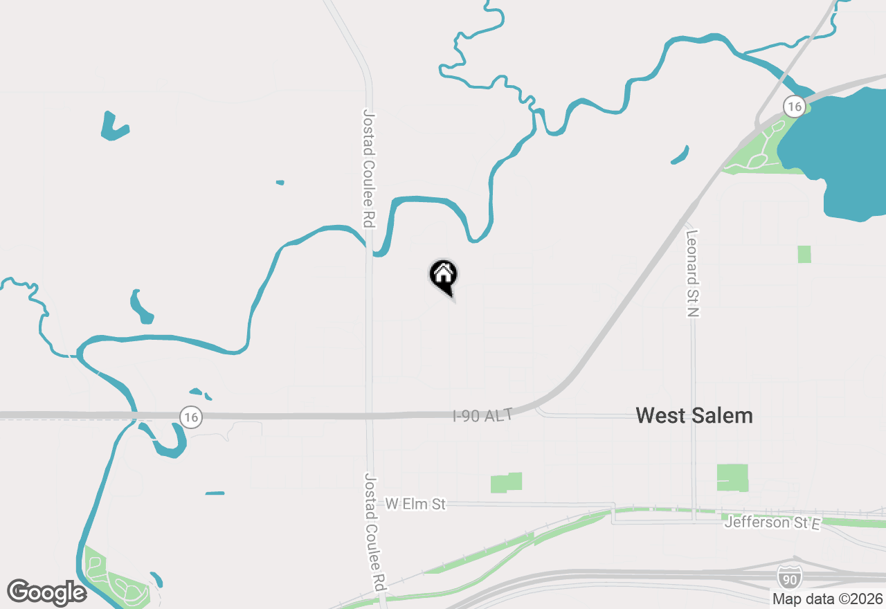 Map of 668 Wagon Dr, West Salem, WI 54669