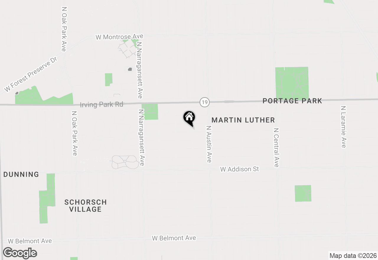 Map of 6109 W Berenice Avenue, Chicago, IL 60634