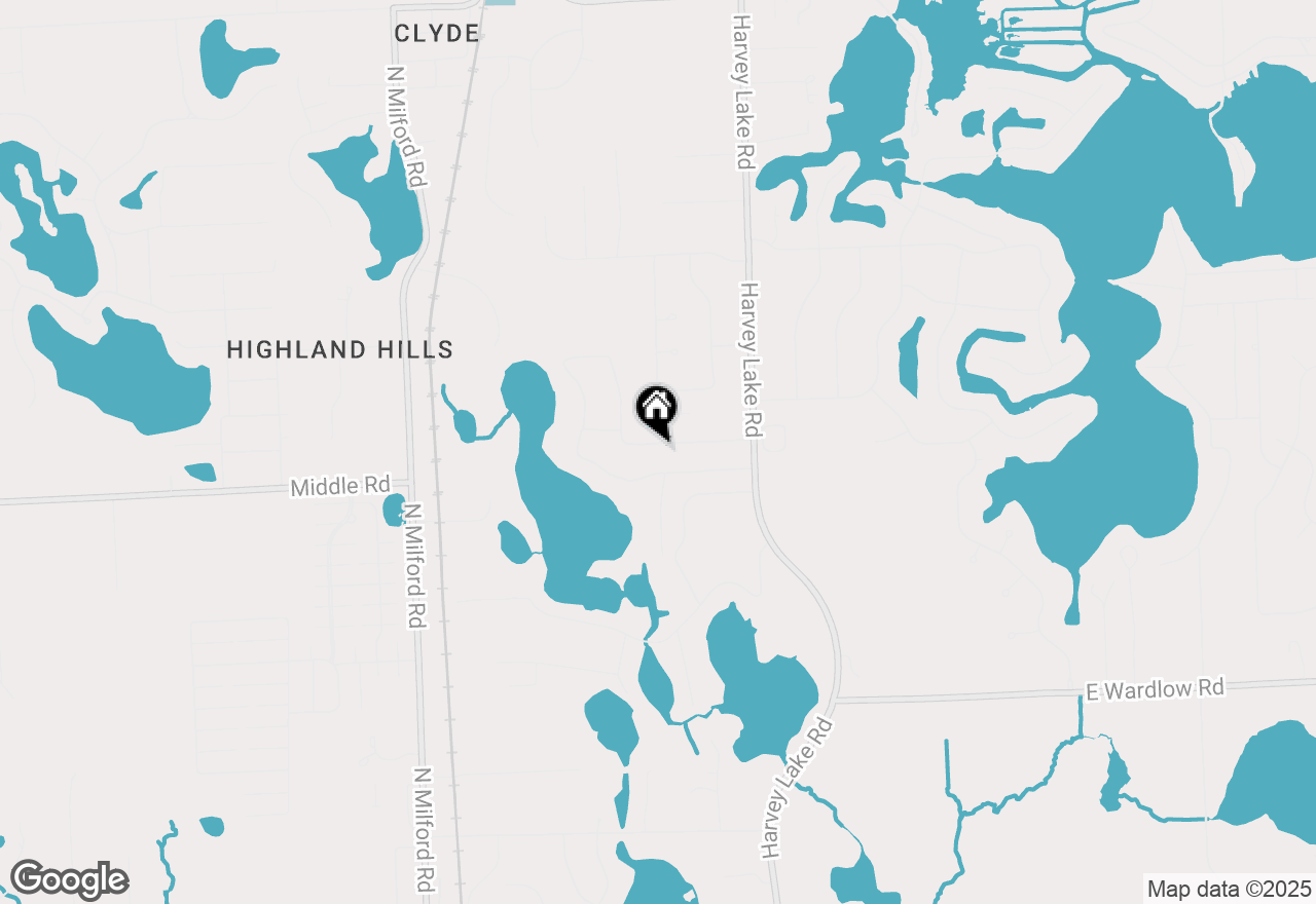 Map of 810 Oakgrove, Highland, MI 48356