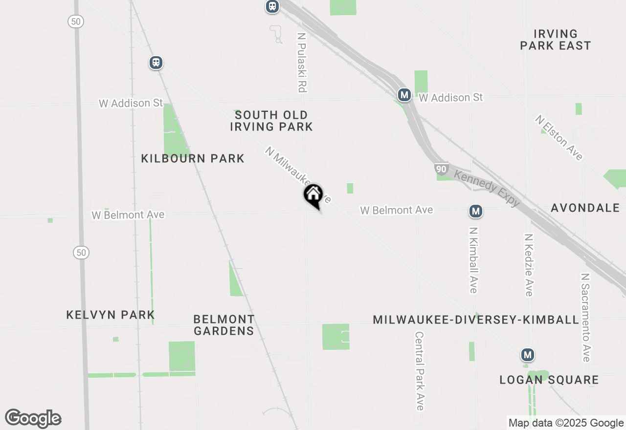 Map of 3963 W Belmont Avenue #518, Chicago, IL 60618