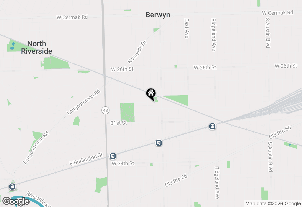 Map of 6840 29th Place, Berwyn, IL 60402